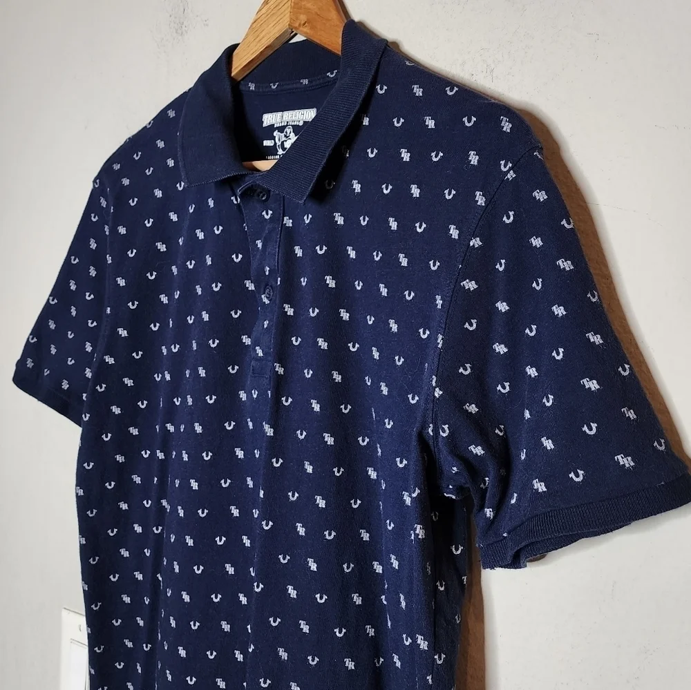 True Religion monogram polo